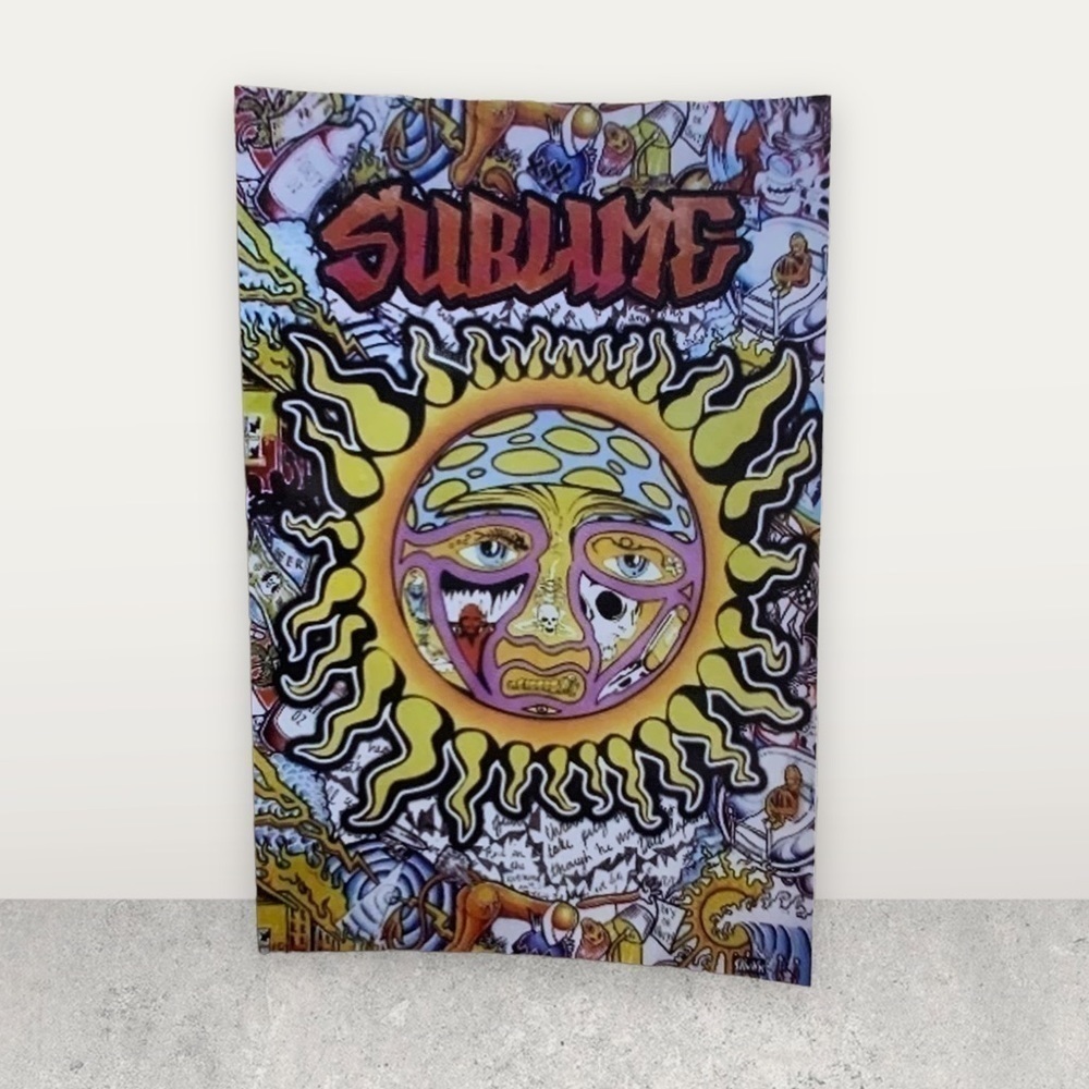 Sublime reprint on glossy 4x6” high quality paper framed in black with glass‌‌‍‍